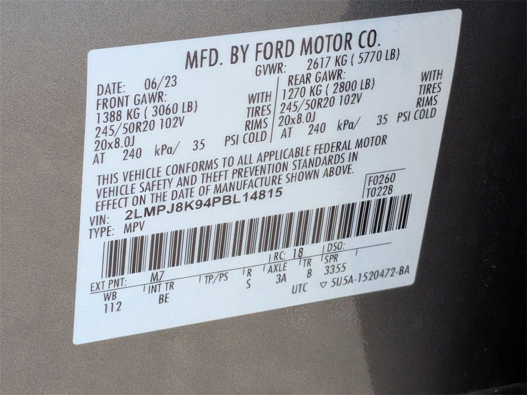 2023 Lincoln Nautilus Reserve