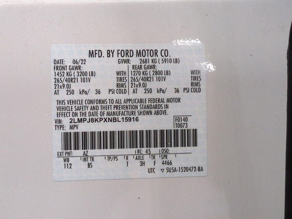 2022 Lincoln Nautilus Reserve