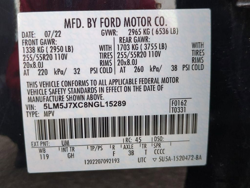 2022 Lincoln Aviator Reserve