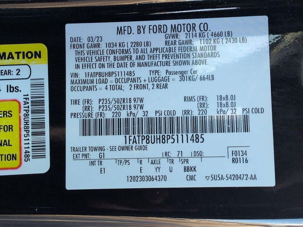 2023 Ford Mustang EcoBoost