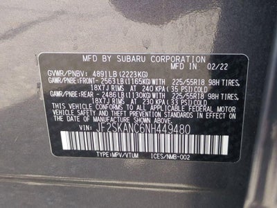 2022 Subaru Forester Limited