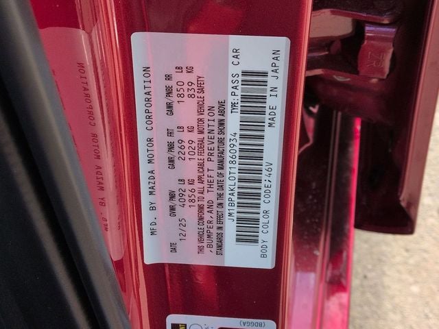 2026 Mazda Mazda3 2.5 S Select Sport Base