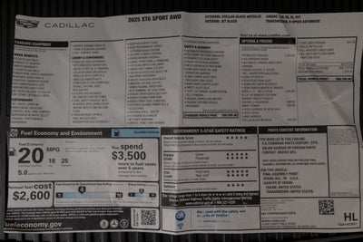 2025 Cadillac XT6 Sport