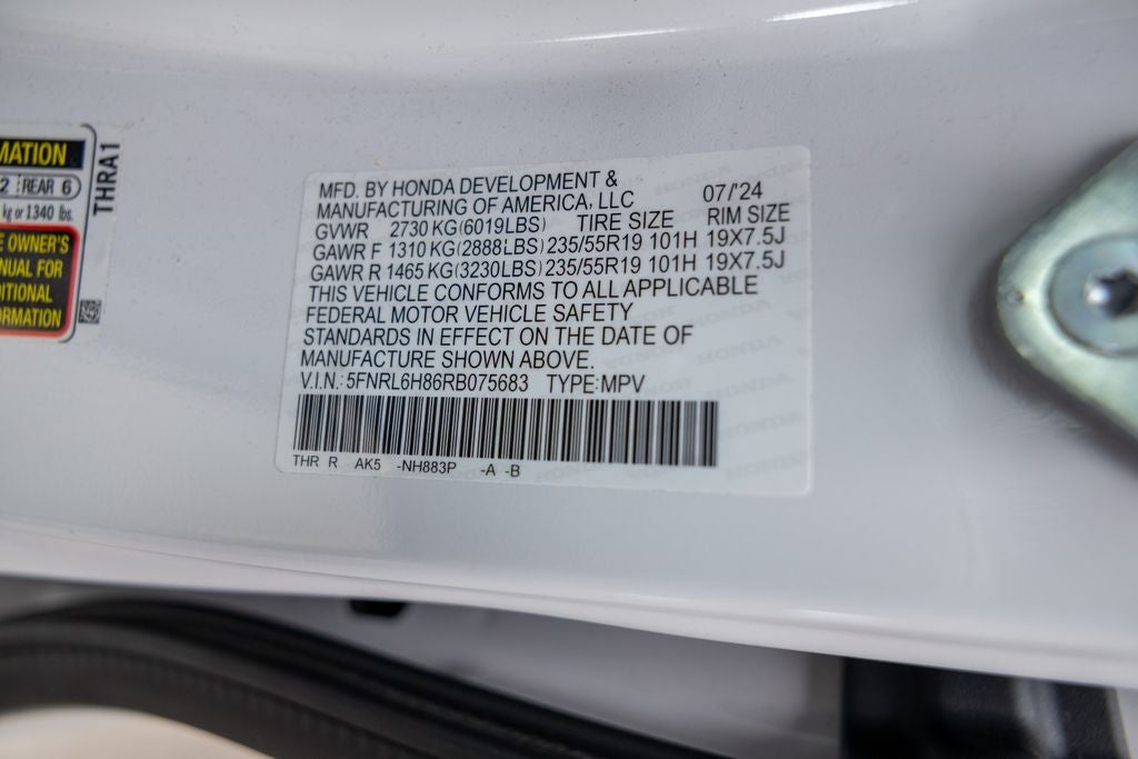2024 Honda Odyssey Touring