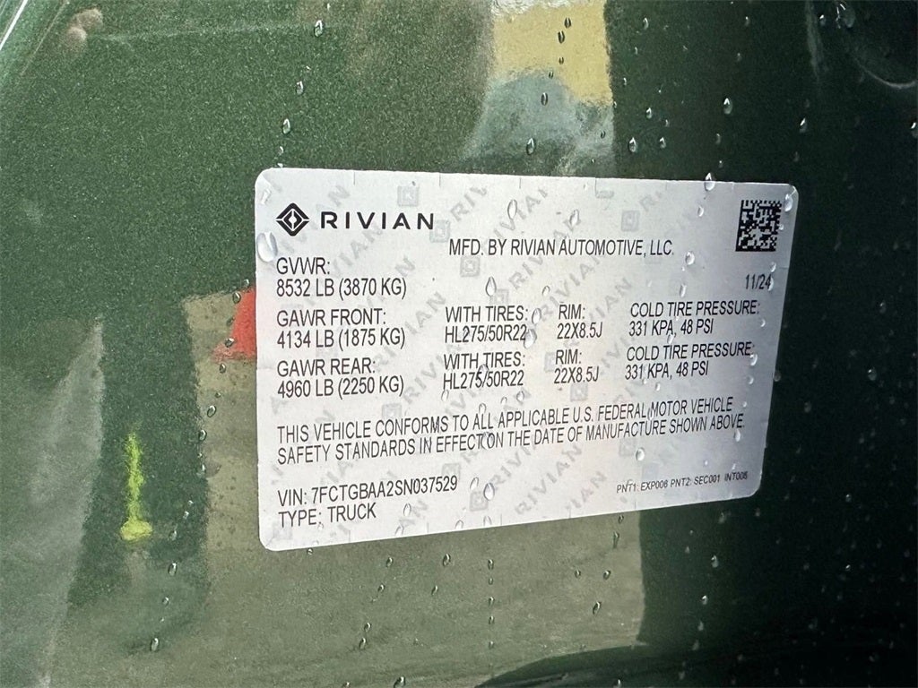 2025 Rivian R1T Adventure