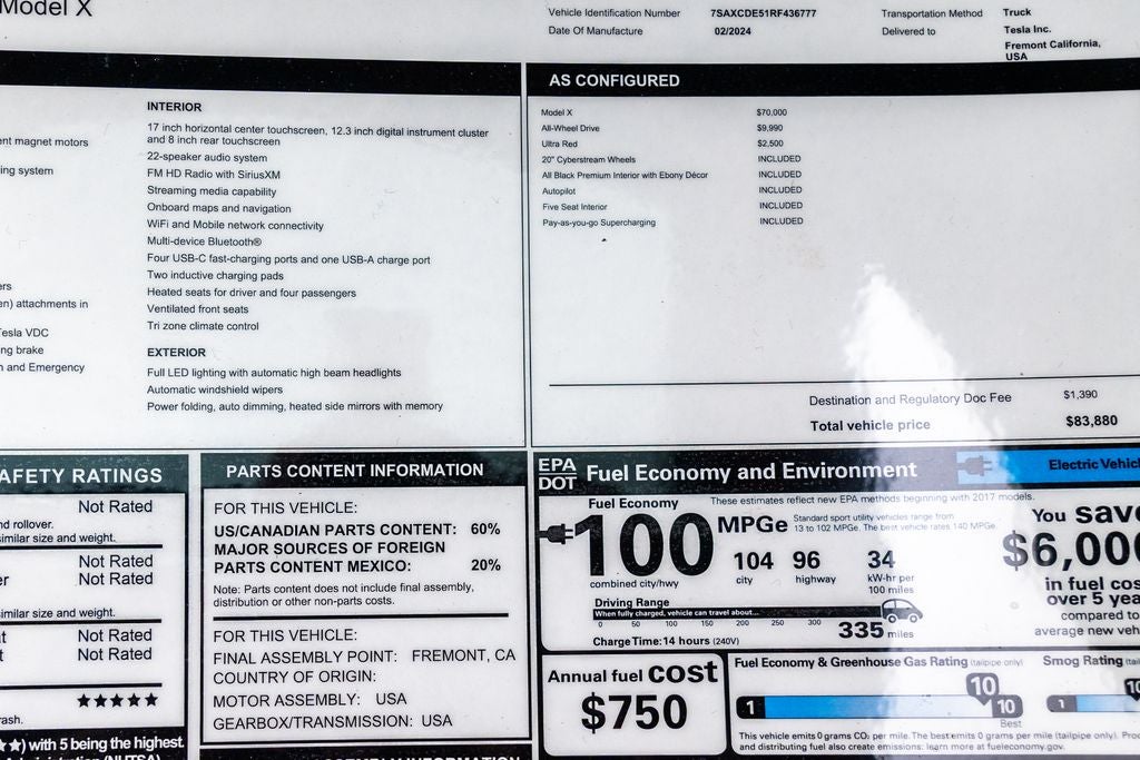 2024 Tesla Model X Base