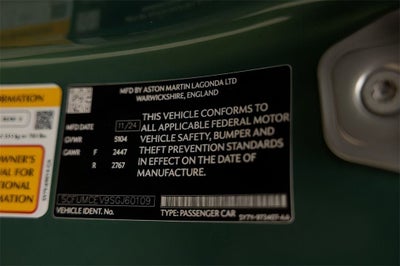 2025 Aston Martin Vanquish V12