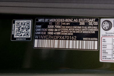 2023 Mercedes-Benz G-Class G 63 AMG® 4MATIC®