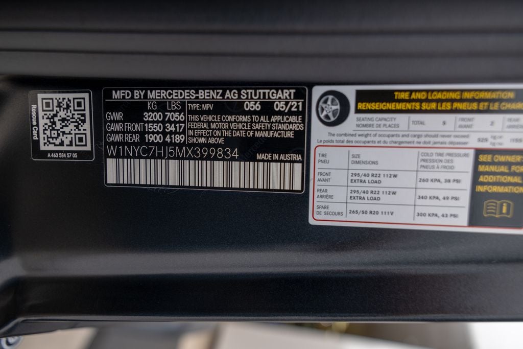 2021 Mercedes-Benz G-Class G 63 AMG® 4MATIC®