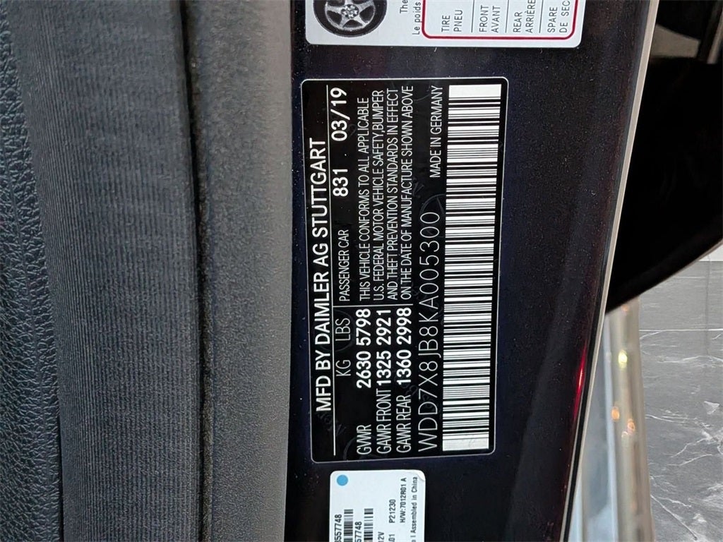 2019 Mercedes-Benz AMG® GT 63 Base 4MATIC®