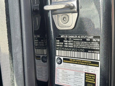 2018 Mercedes-Benz AMG® GT C