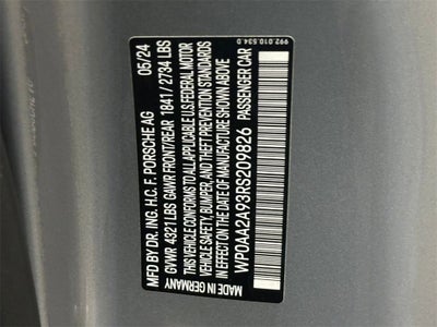 2024 Porsche 911 Carrera