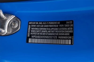 2022 Porsche 911 Carrera 4 GTS