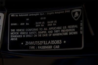 2020 Lamborghini Huracan EVO Base