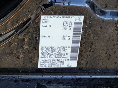 2023 Nissan Altima 2.5 SV